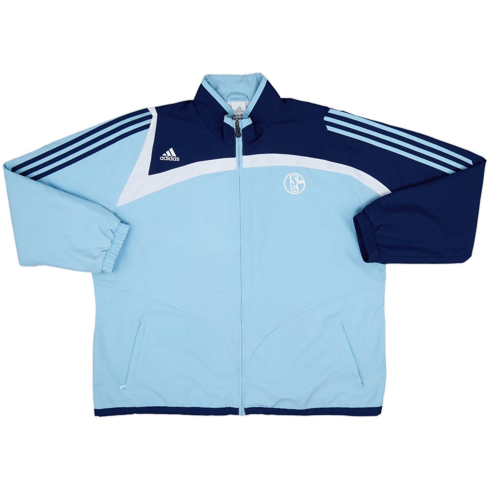 2007-08 Schalke adidas Track Jacket - 7/10 - (XXL)