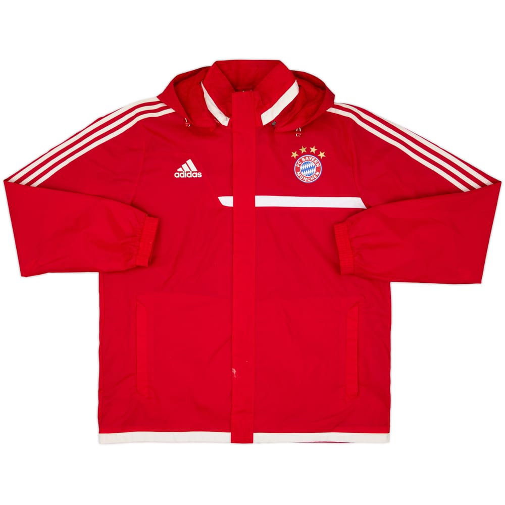 2013-14 Bayern Munich adidas Hooded Rain Jacket - 8/10 - (XL/XXL)