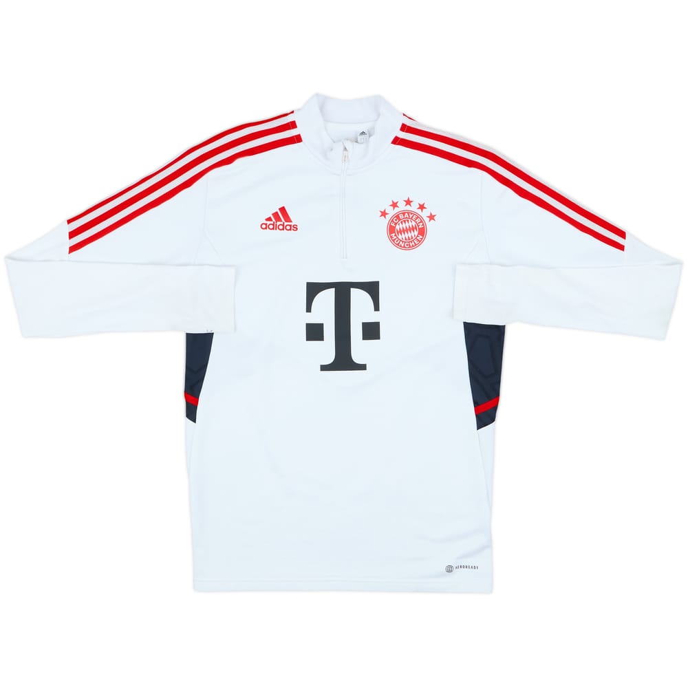 2022-23 Bayern Munich adidas 1/4 Zip Training Top - 8/10 - (S)