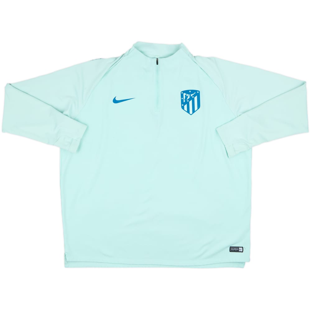 2018-19 Atletico Madrid Nike 1/4 Zip Drill Top - 8/10 - (XXL)