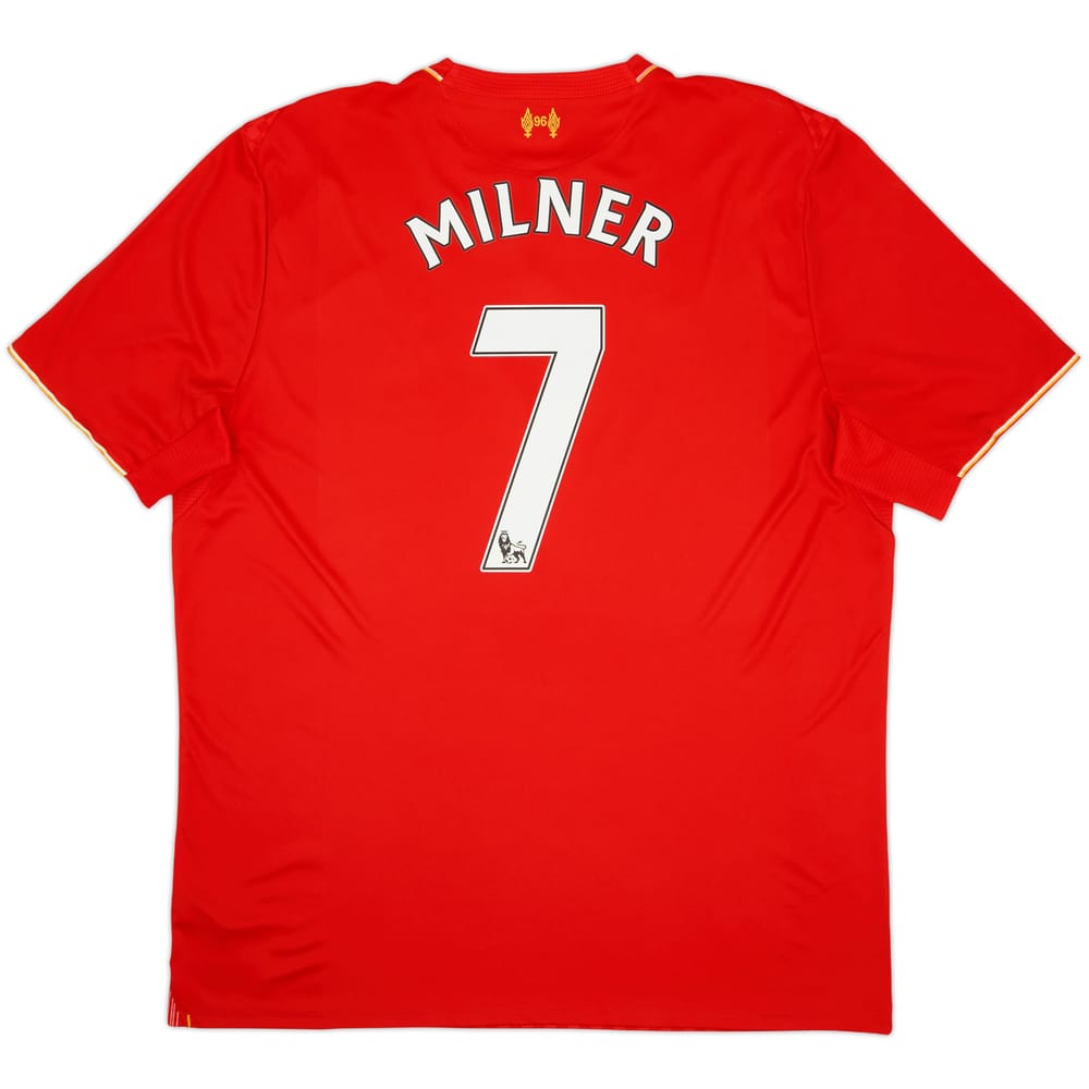 2015-16 Liverpool Home Shirt Milner #7 - 8/10 - (XXL)