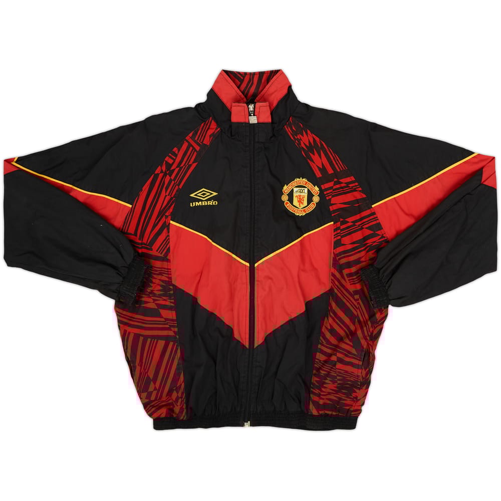 1992-93 Manchester United Umbro Track Jacket - 8/10 - (S)
