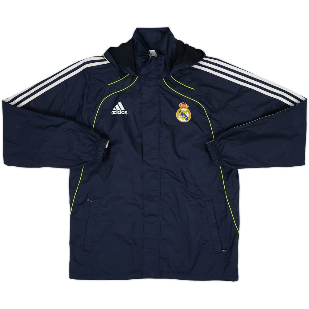 2010-11 Real Madrid adidas Hooded Rain Jacket - 8/10 - (M/L)