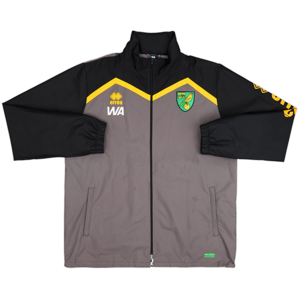 2016-17 Norwich Errea Staff Issue Rain Jacket WA - 8/10 - (XXL)