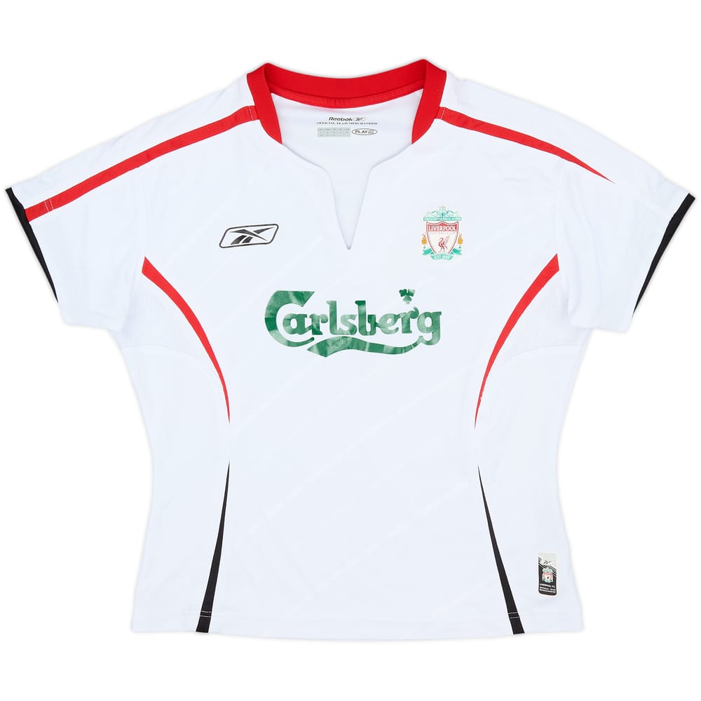 2005-06 Liverpool Away Shirt - 9/10 - (Women's M)