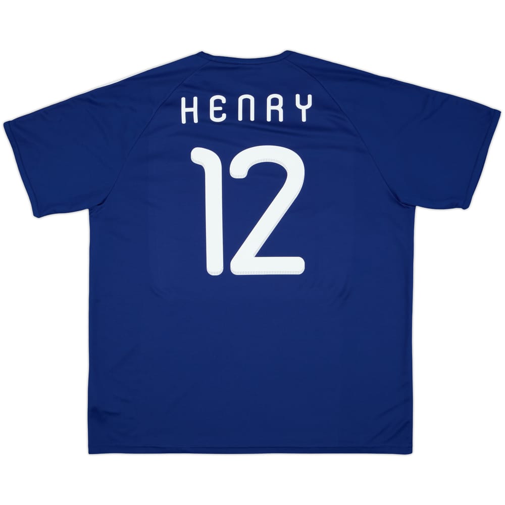 2009-10 France Basic Home Shirt Henry #12 - 10/10 - (XL)