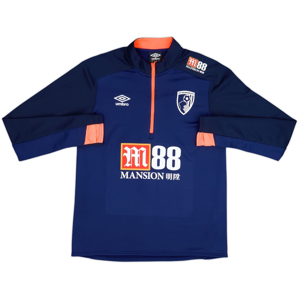 2017-18 Bournemouth Umbro 1/4 Zip Drill Top - 10/10 - (M)