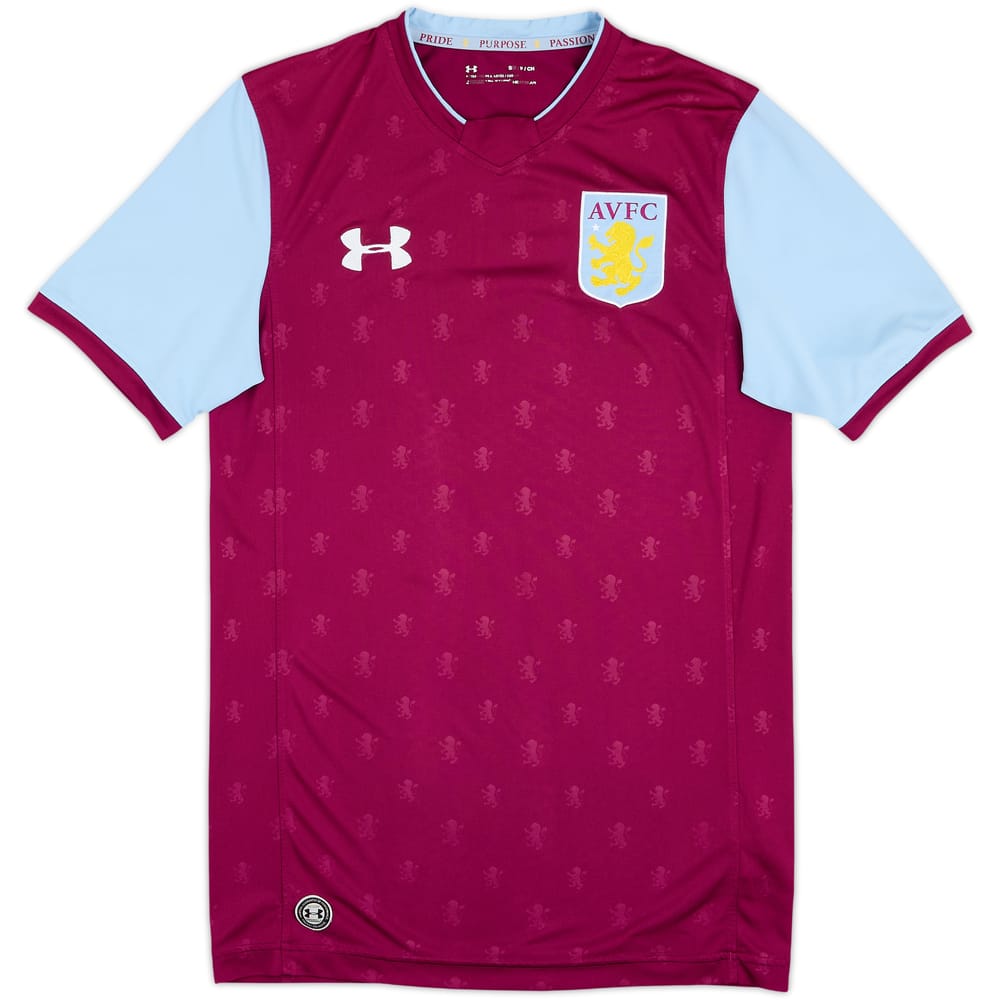 2017-18 Aston Villa Home Shirt #12 - 8/10 - (S)