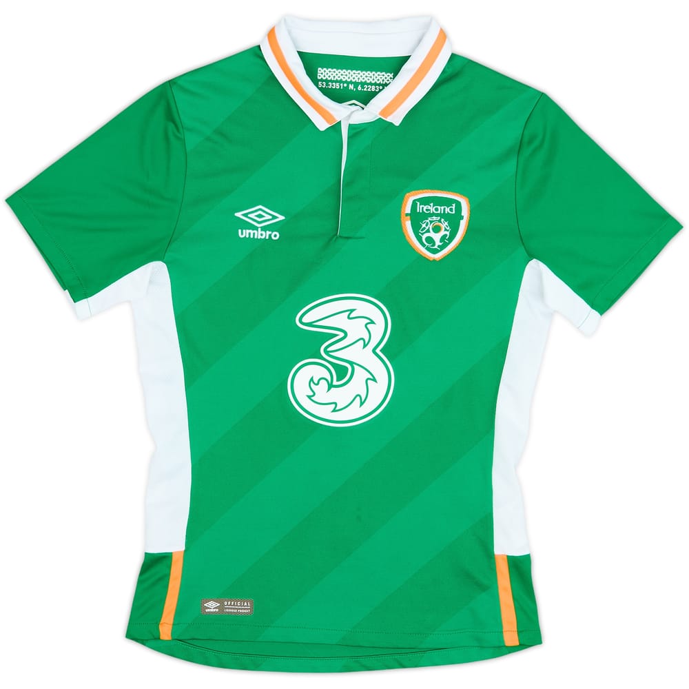 2016-17 Ireland Home Shirt - 9/10 - (S.Boys)