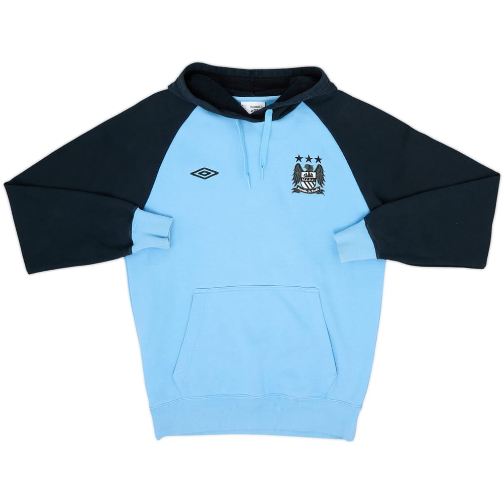 2012-13 Manchester City Umbro Hooded Sweat Top - 9/10 - (M)