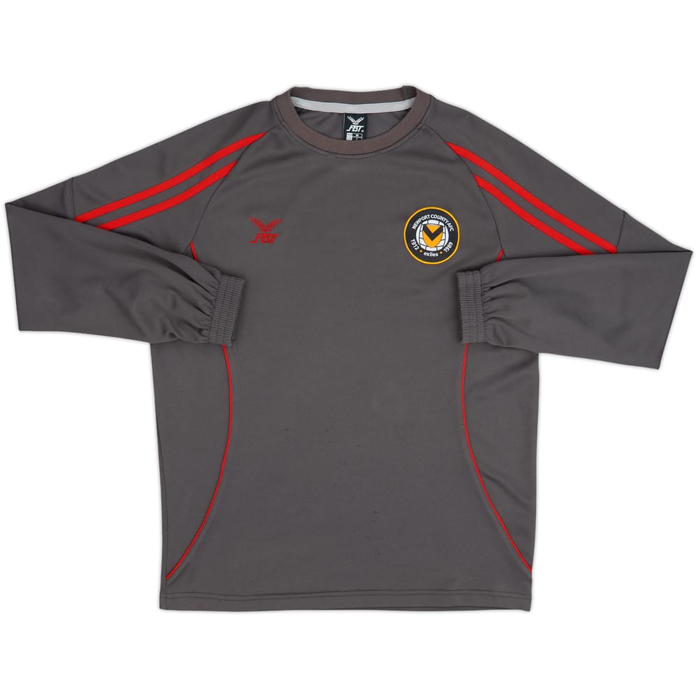 2018-19 Newport County FBT Sweat Top - 7/10 - (S)