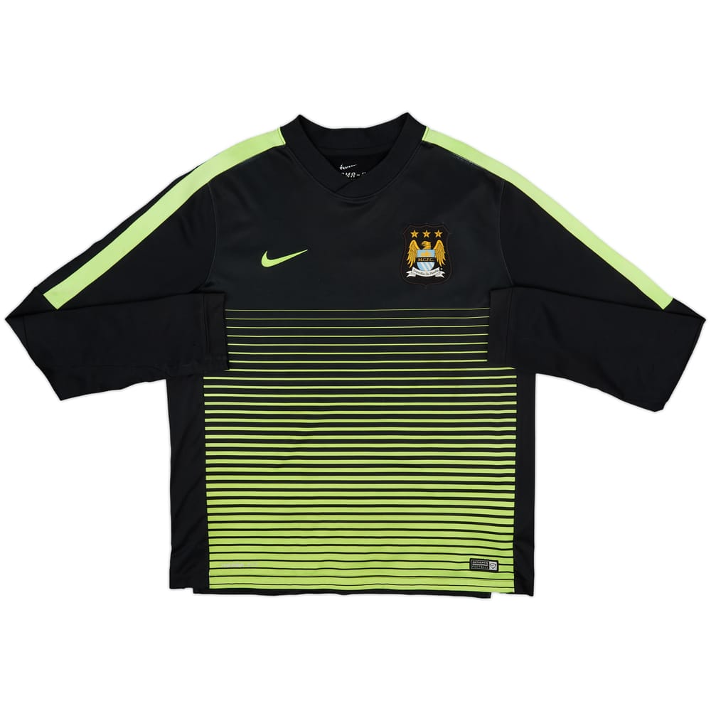 2014-15 Manchester City Nike Drill Top - 6/10 - (XL)