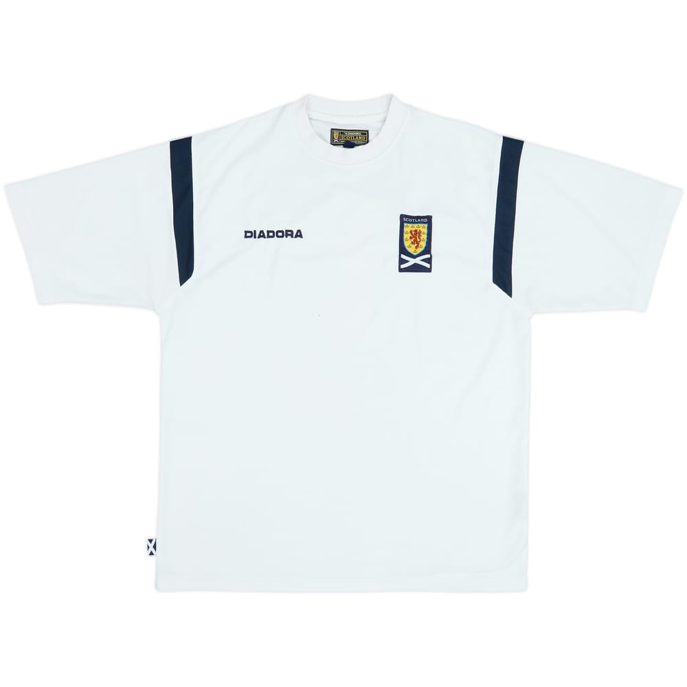 2007-08 Scotland Diadora Training Shirt - 7/10 - (L)