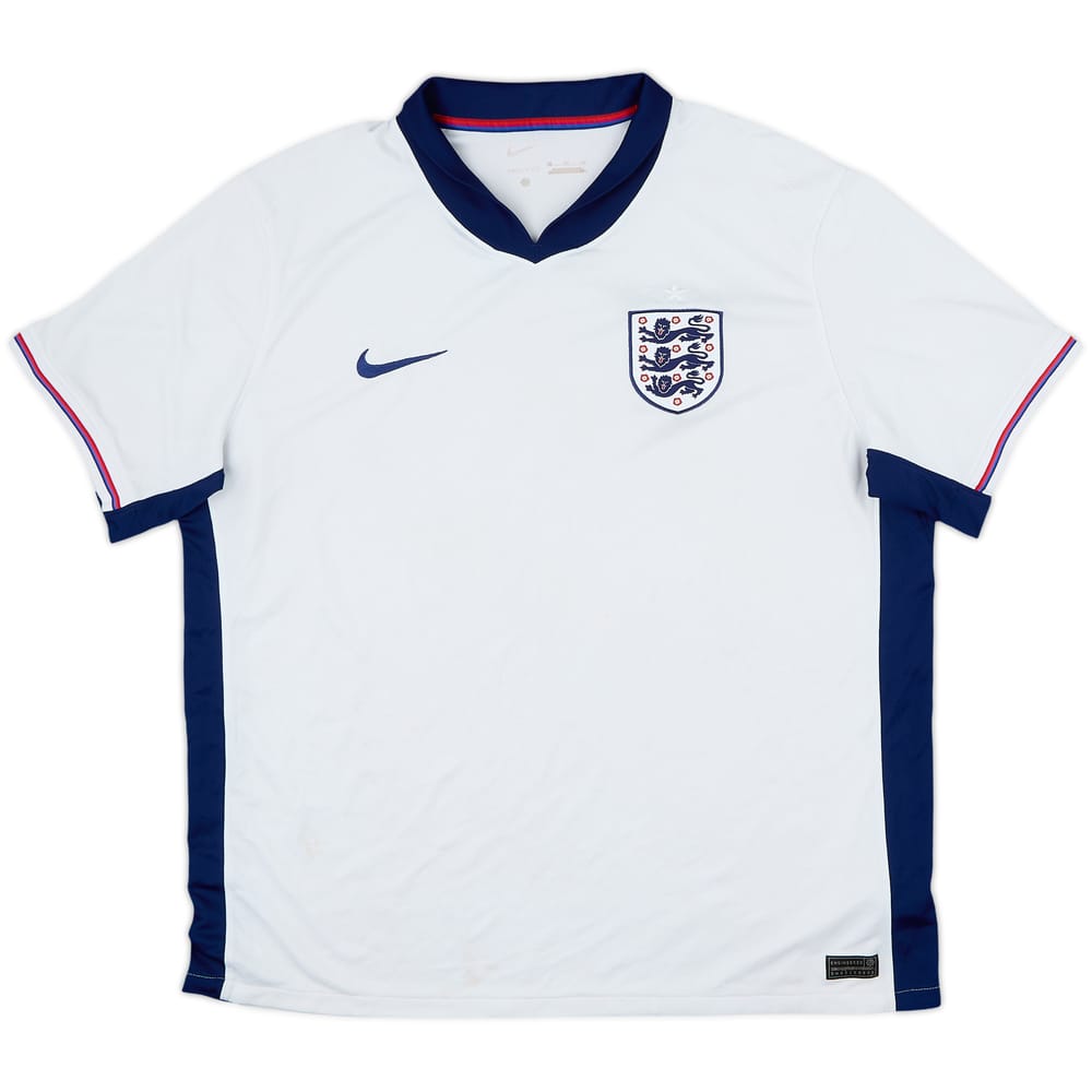 2024-25 England Home Shirt - 4/10 - (XL)