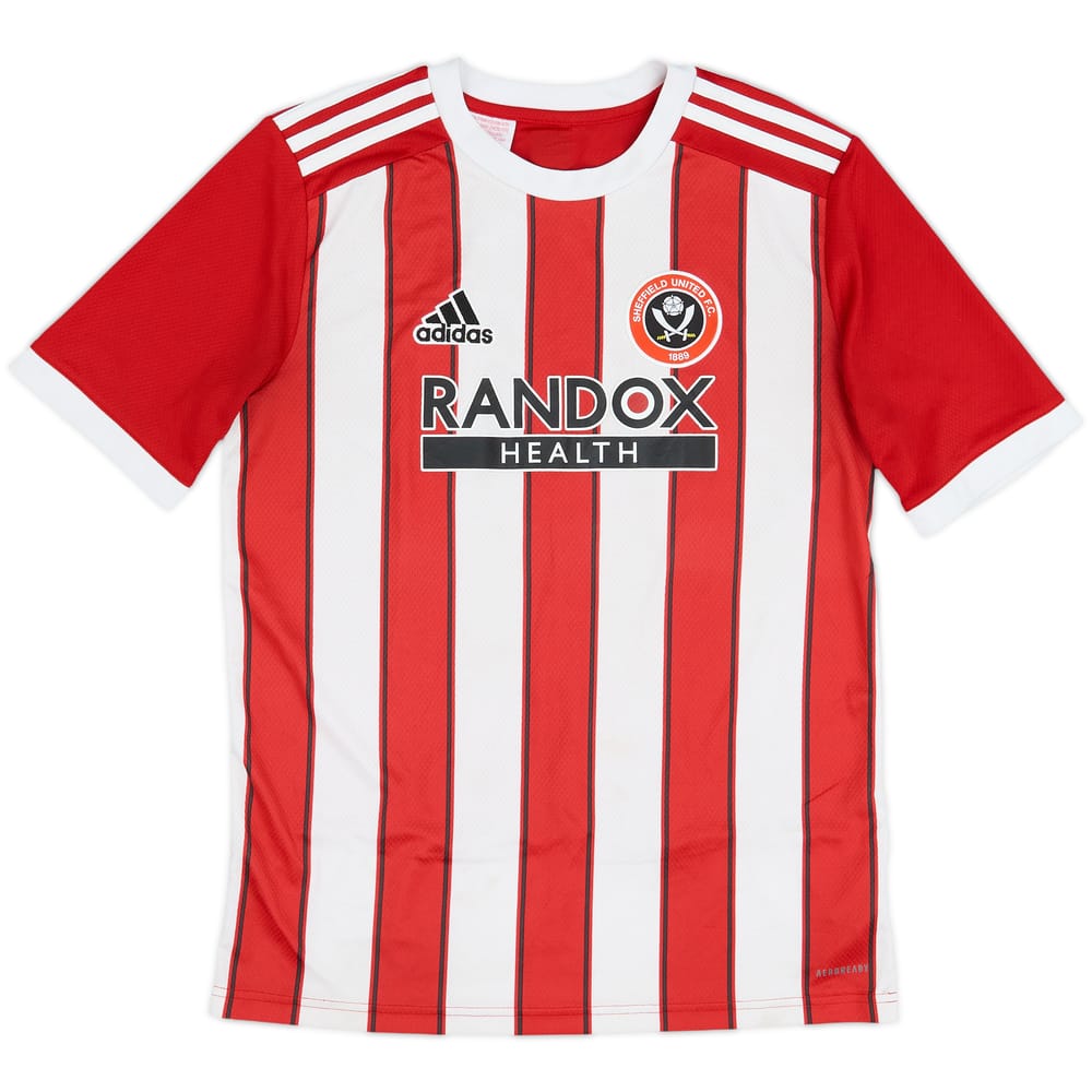 2021-22 Sheffield United Home Shirt - 5/10 - (XL.Boys)