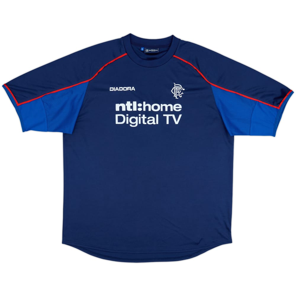 2002-03 Rangers Diadora Training Shirt - 10/10 - (XL)