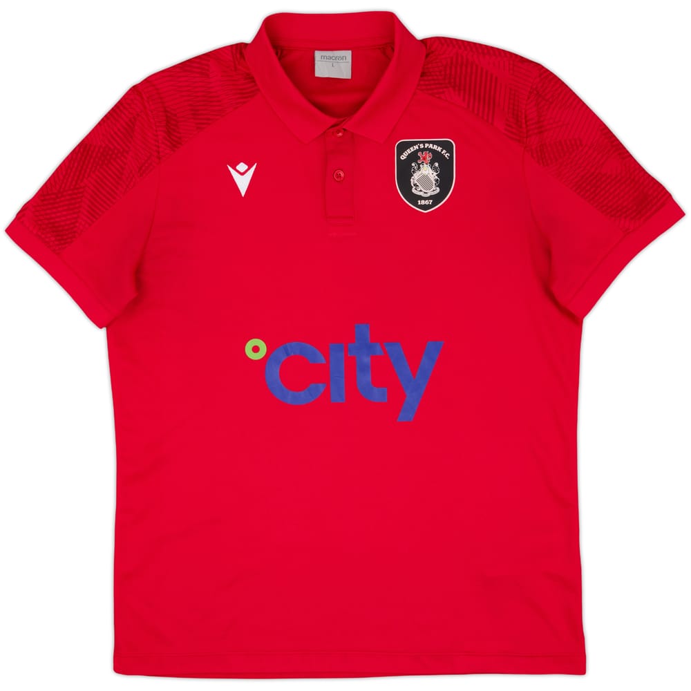 2023-24 Queen's Park Macron Polo Shirt - 8/10 - (L)