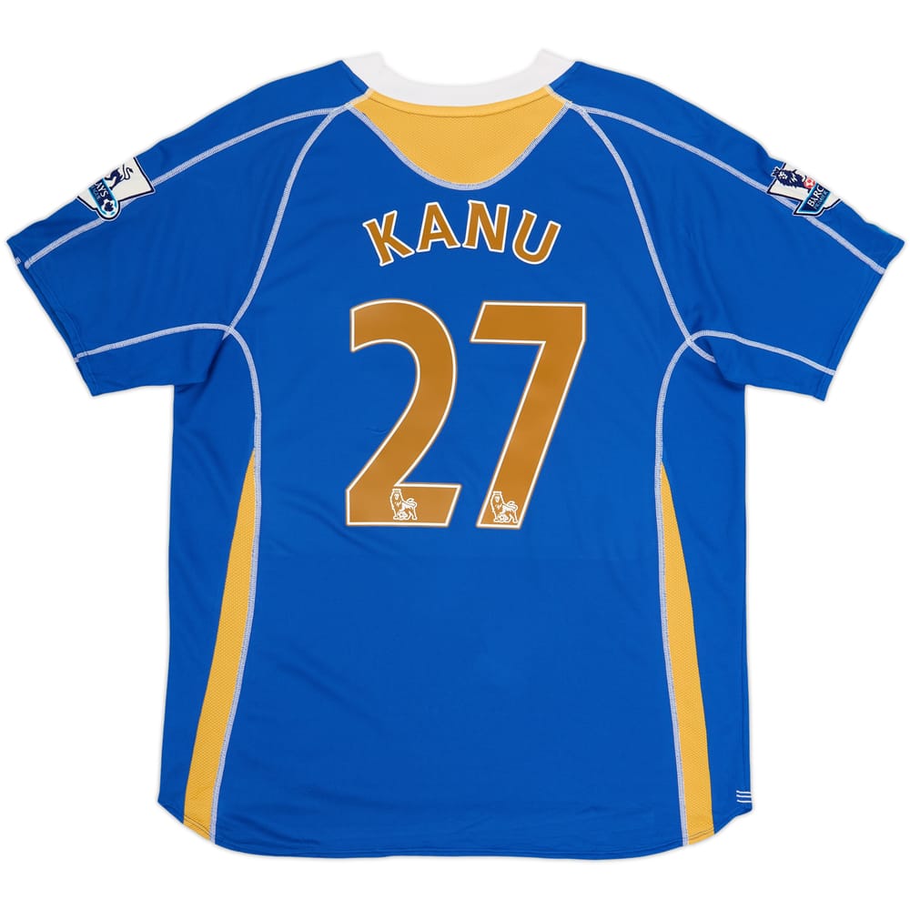 2007-08 Portsmouth Home Shirt Kanu #27 - 7/10 - (L)