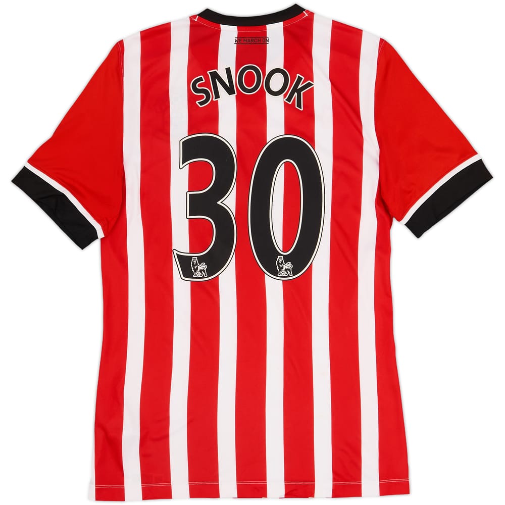 2016-17 Southampton Home Shirt Snook #30 - 6/10 - (M)
