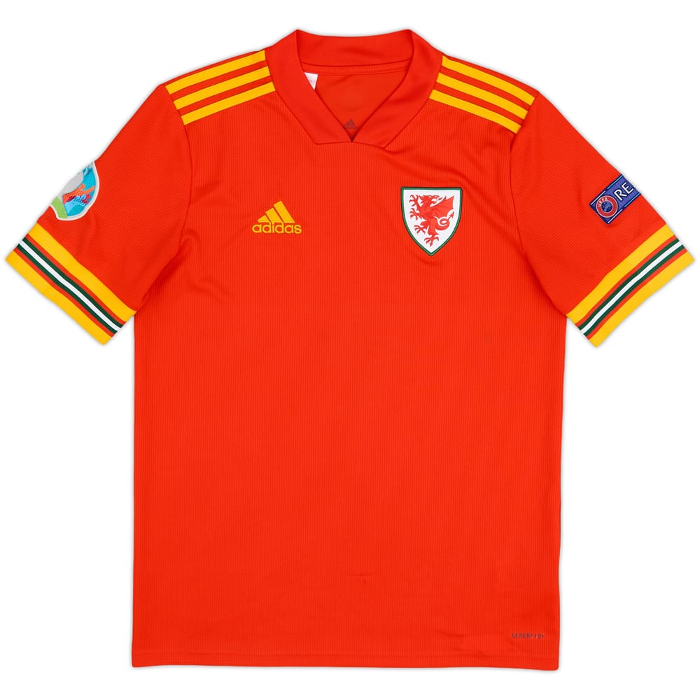 2020-21 Wales Home Shirt - 8/10 - (XL.Boys)