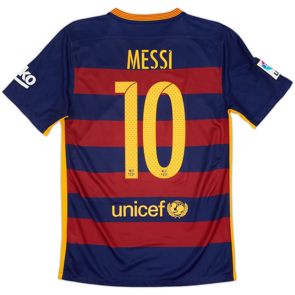 2015-16 Barcelona Home Shirt Messi #10 - 6/10 - (S)
