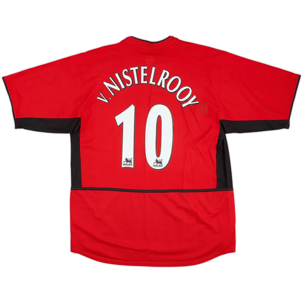 2002-04 Manchester United Home Shirt v. Nistelrooy #10 - 8/10 - (L)
