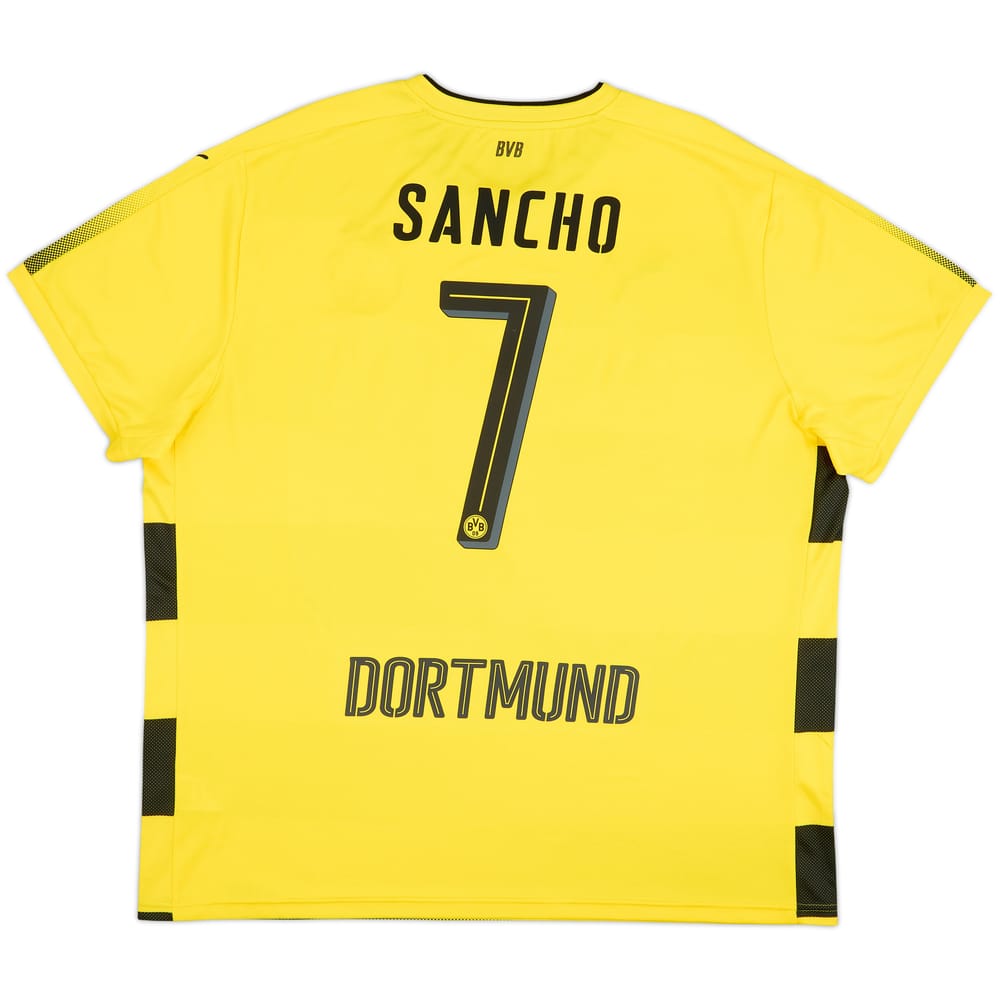 2017-18 Borussia Dortmund Home Shirt Sancho #7 - 10/10 - (3XL)