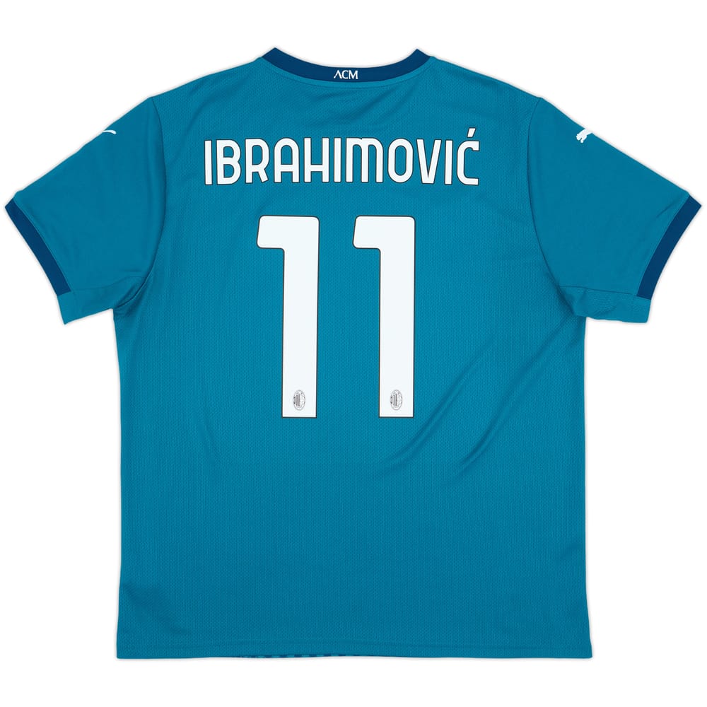 2020-21 AC Milan Third Shirt Ibrahimovic #11 - 9/10 - (XL)