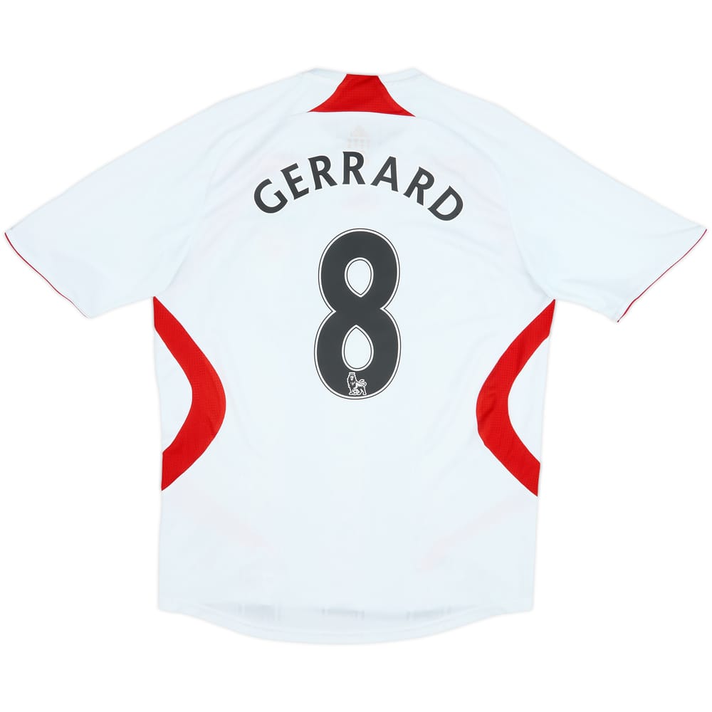2007-08 Liverpool Away Shirt Gerrard #8 - 6/10 - (M)