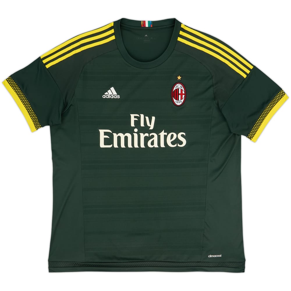 2015-16 AC Milan Third Shirt - 6/10 - (XL)