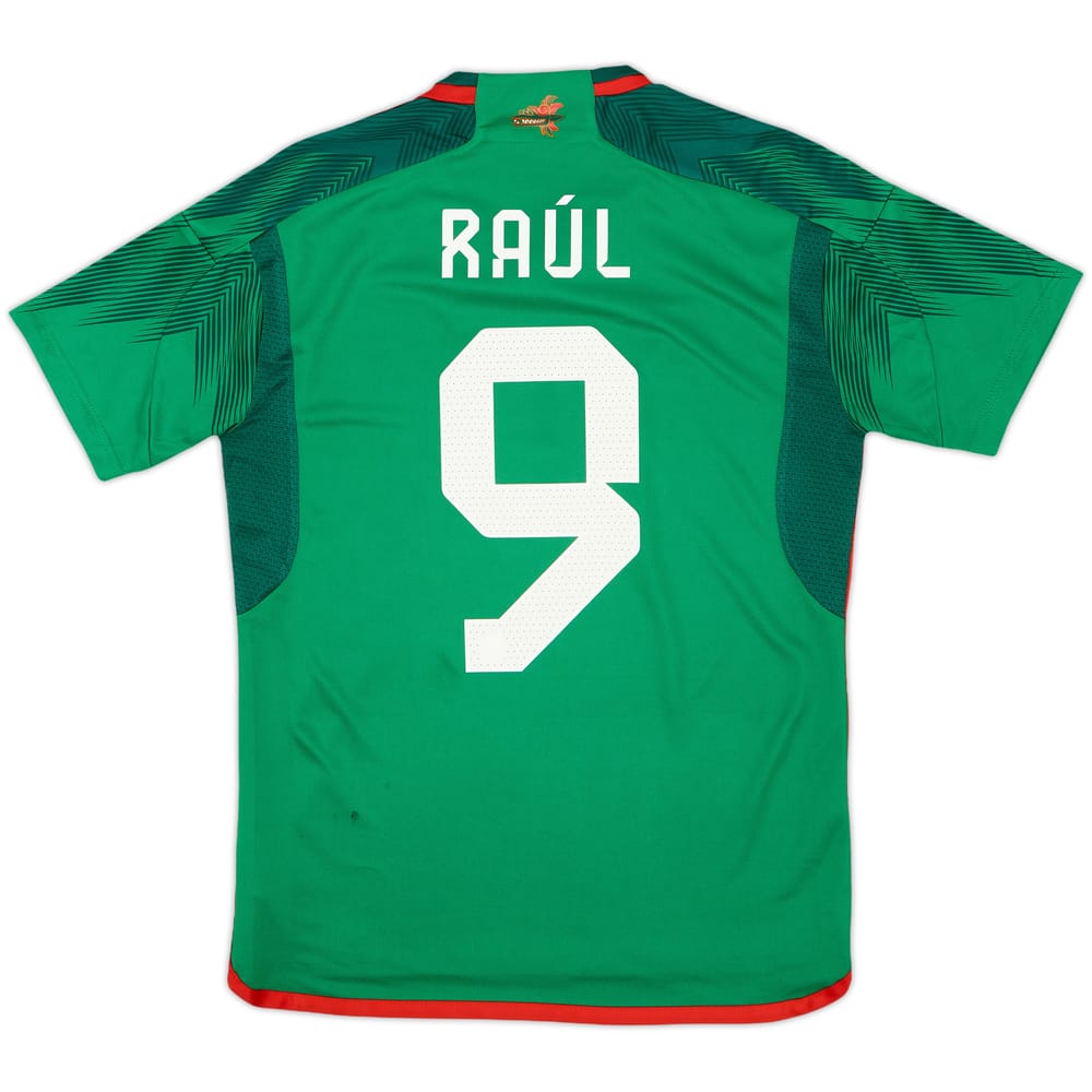2022 Mexico Home Shirt Raul #9 - 6/10 - (S)