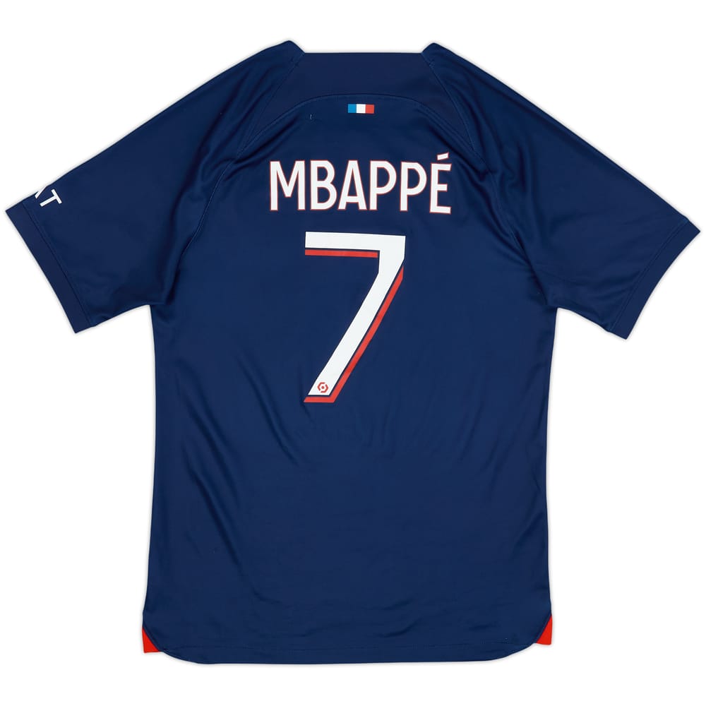 2023-24 Paris Saint-Germain Home Shirt Mbappe #7 - 8/10 - (S)