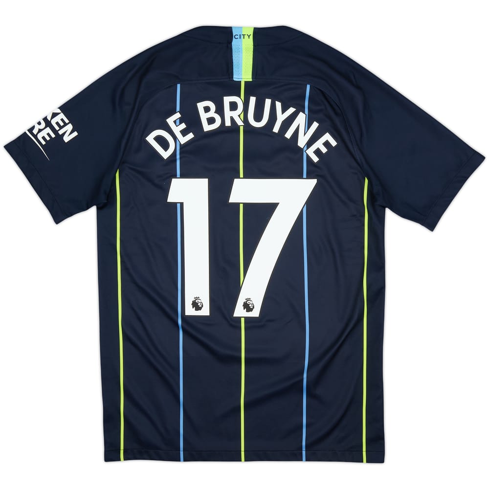 2018-19 Manchester City Away Shirt De Bruyne #17 - 8/10 - (S)