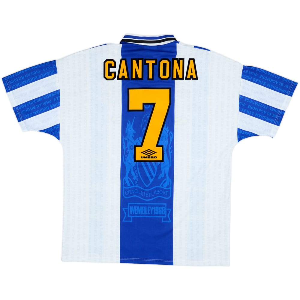 1994-96 Manchester United Third Shirt Cantona #7 - 8/10 - (XL)