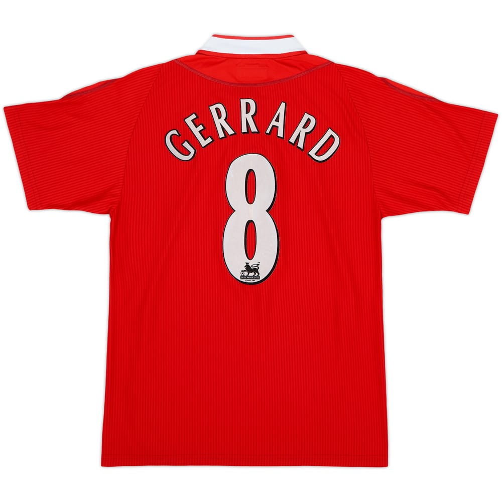 2002-04 Liverpool Home Shirt Gerrard #8 - 7/10 - (S)