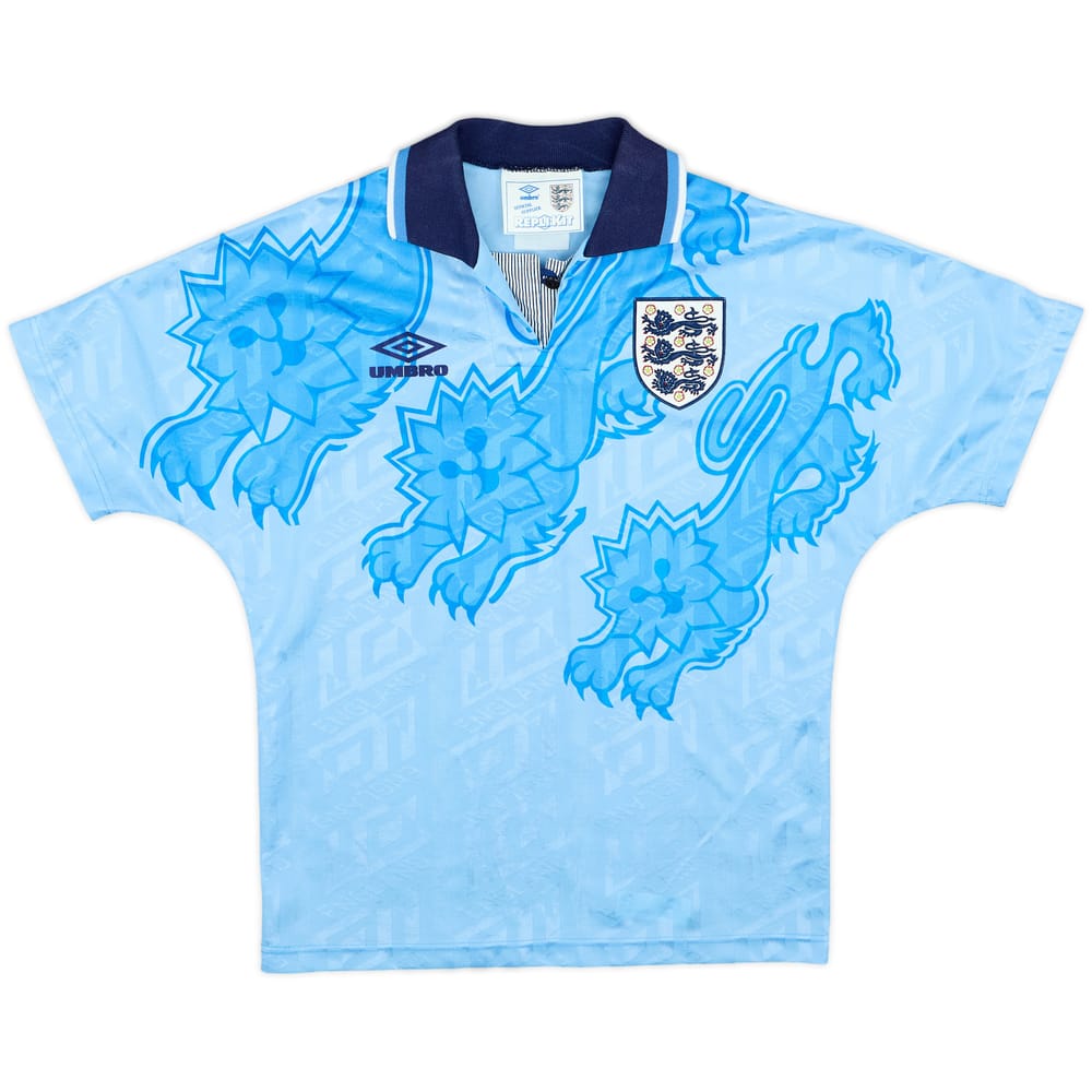 1992-93 England Third Shirt - 8/10 - (L.Boys)