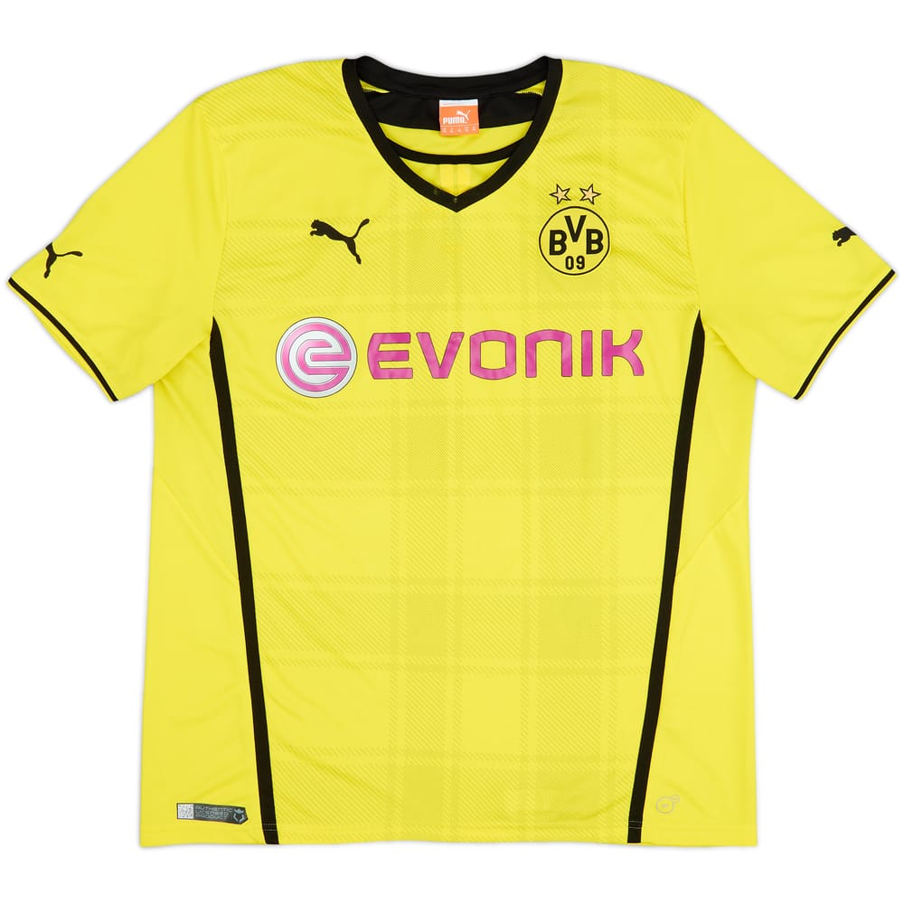 2013-14 Borussia Dortmund Home Shirt - 6/10 - (XL)