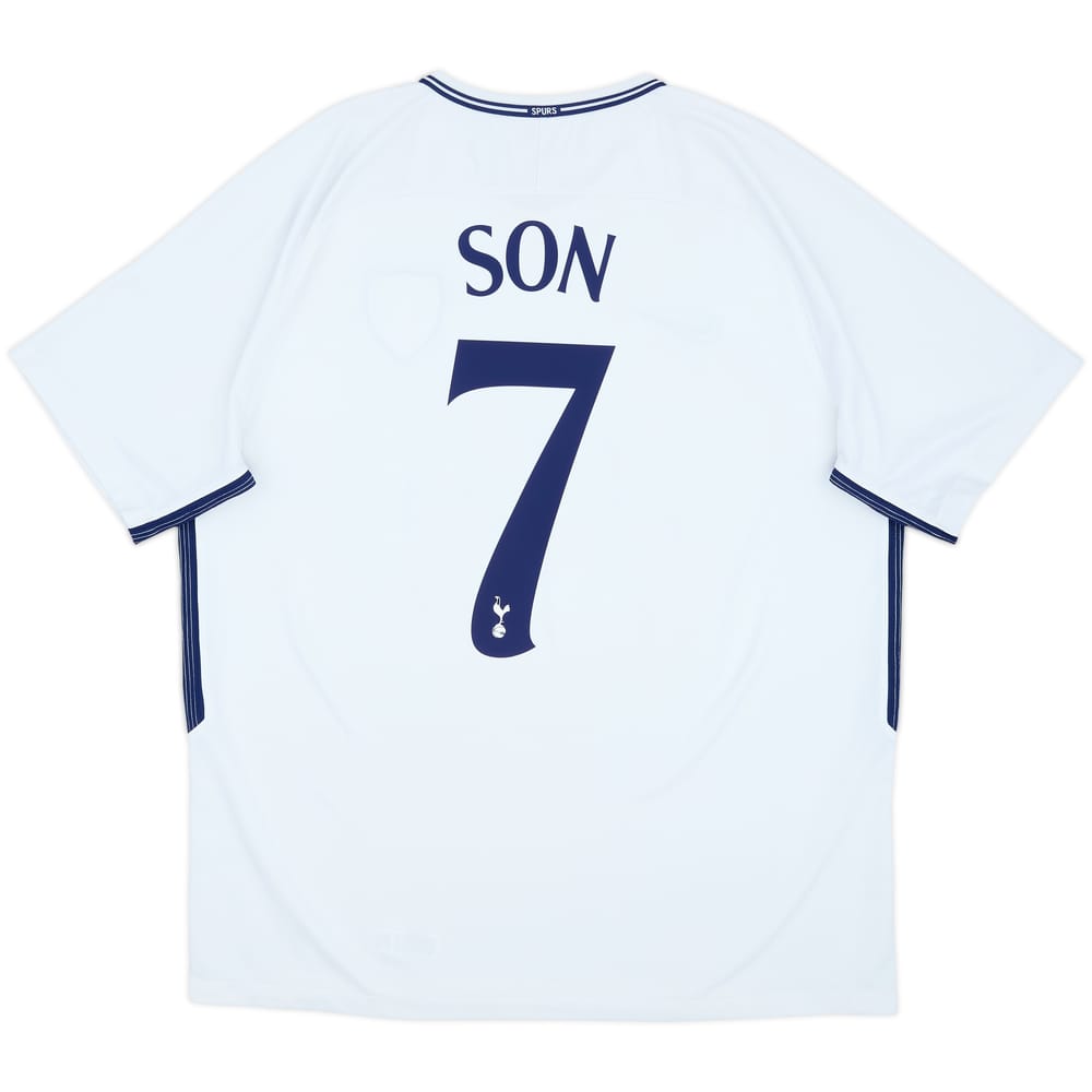 2017-18 Tottenham Home Shirt Son #7 - 8/10 - (XL)