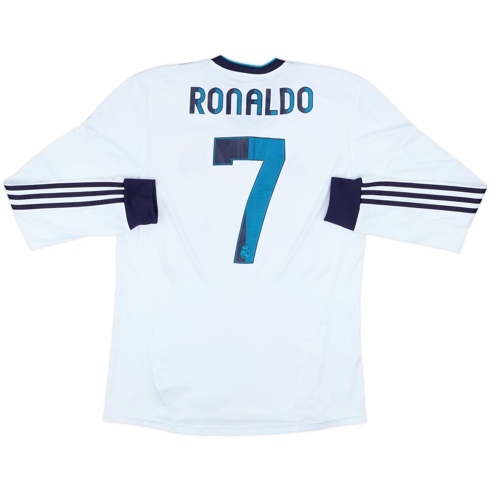 2012-13 Real Madrid Home L/S Shirt Ronaldo #7 - 8/10 - (M)