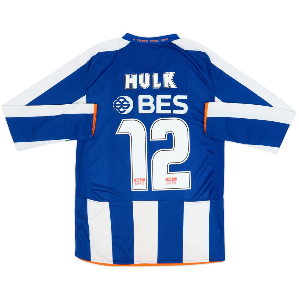 2008-09 Porto Home L/S Shirt Hulk #12 - 6/10 - (S)