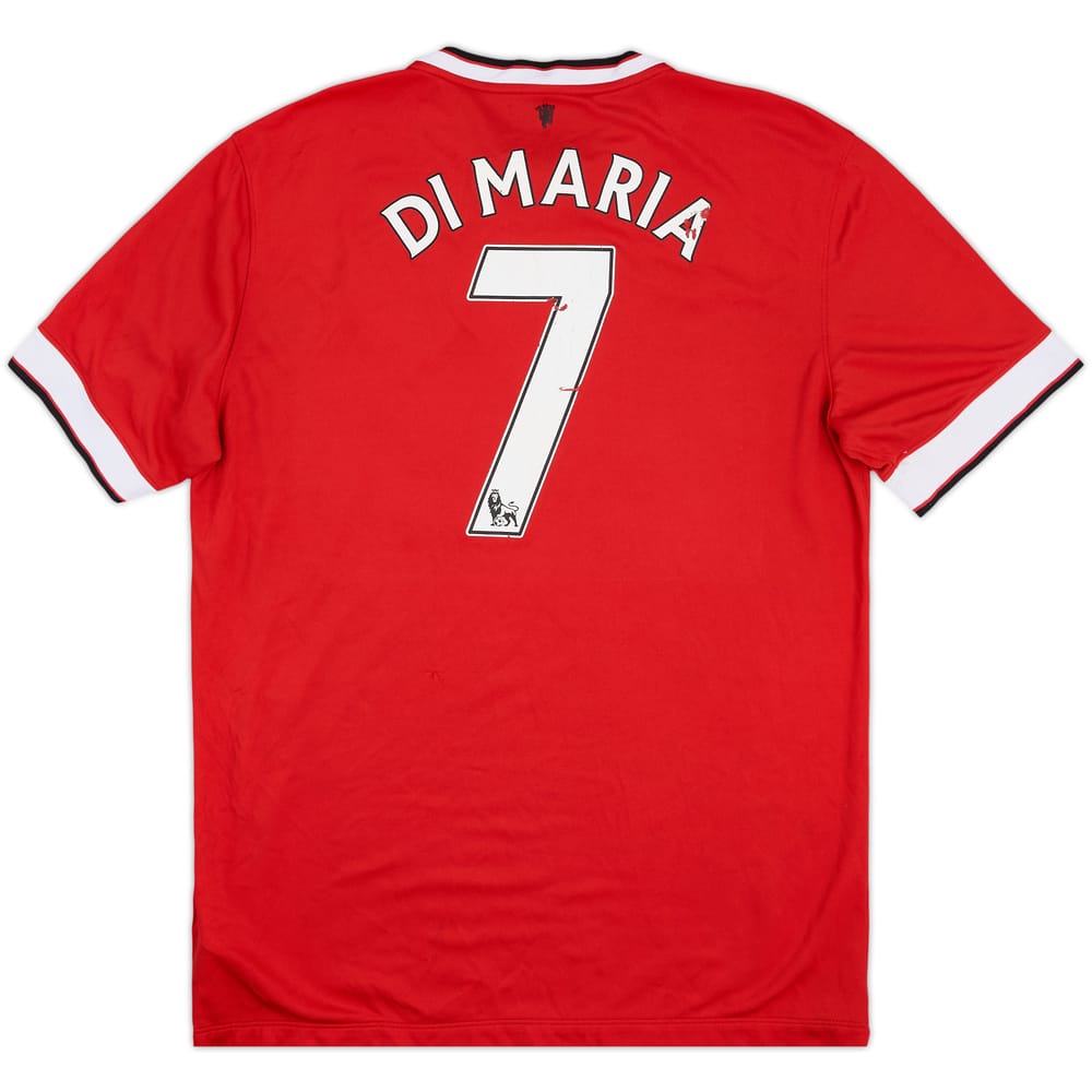 2014-15 Manchester United Home Shirt Di Maria #7 - 5/10 - (L)