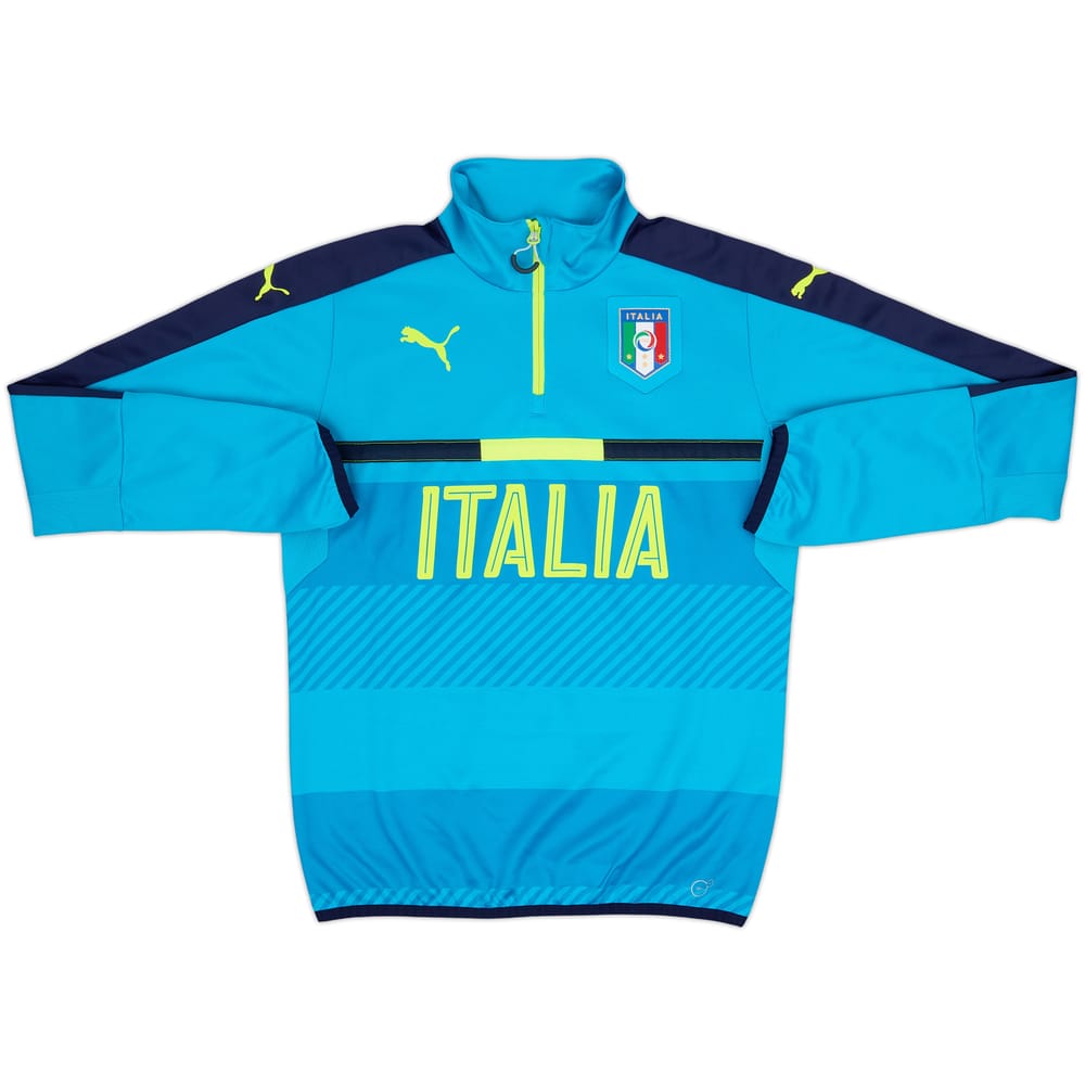 2016-17 Italy Puma 1/4 Zip Drill Top - 8/10 - (S)