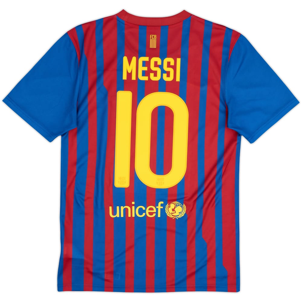 2011-12 Barcelona Basic Home Shirt Messi #10 - 10/10 - (S)