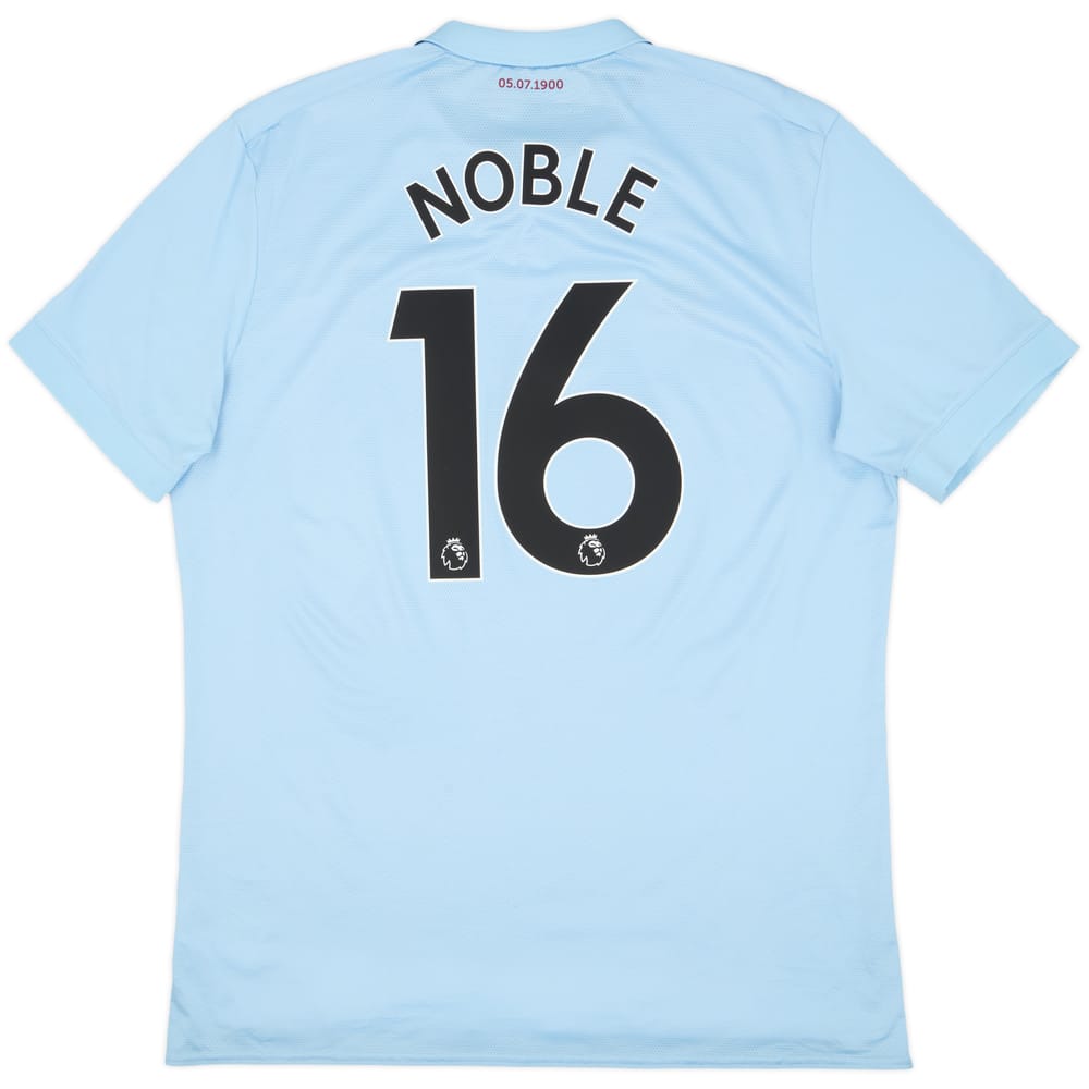 2017-18 West Ham Third Shirt Noble #16 - 6/10 - (XL)