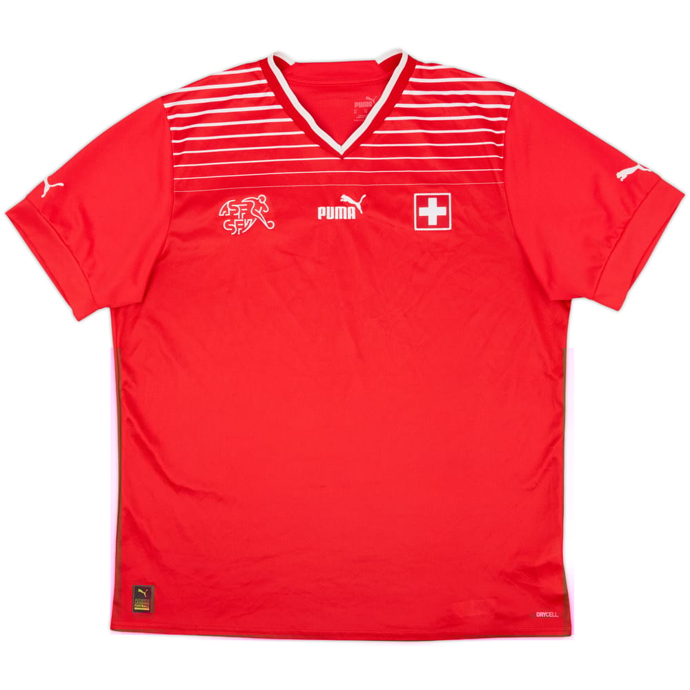 2022-23 Switzerland Home Shirt - 8/10 - (XL)