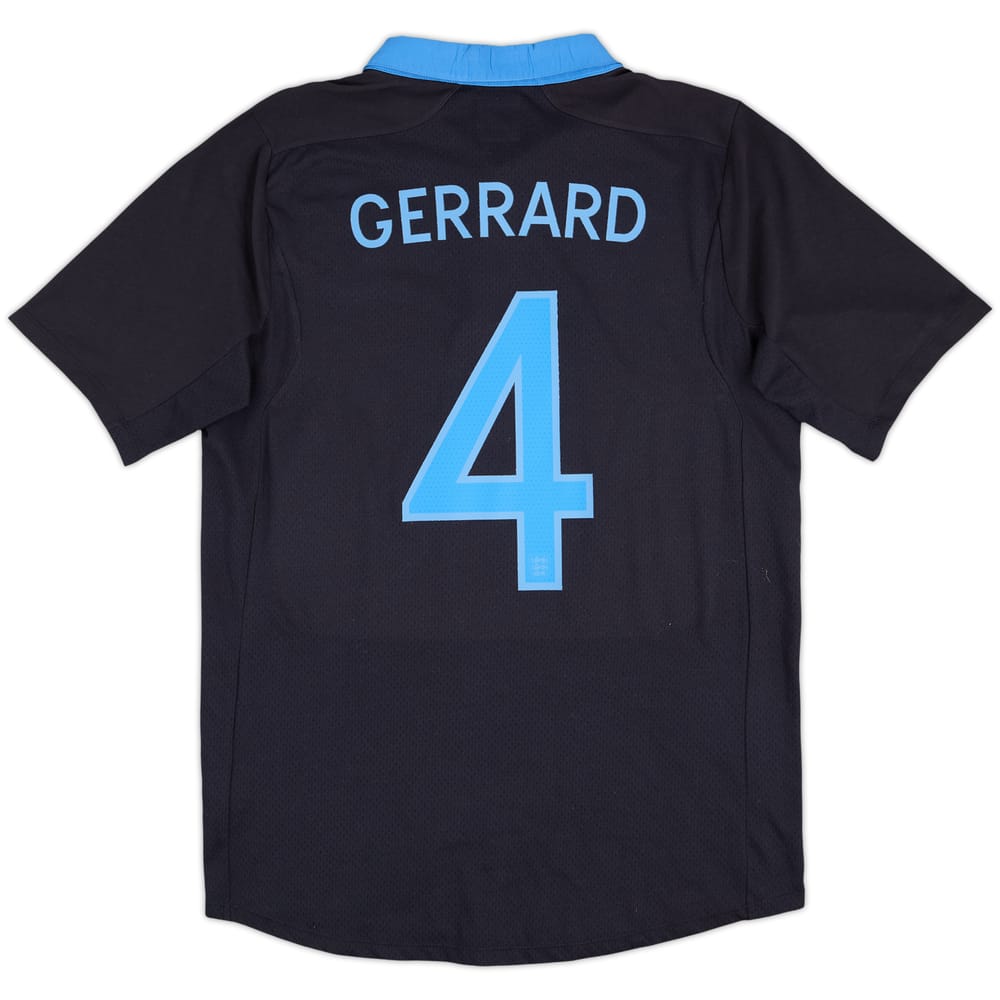 2011-12 England Away Shirt Gerrard #4 - 8/10 - (S)