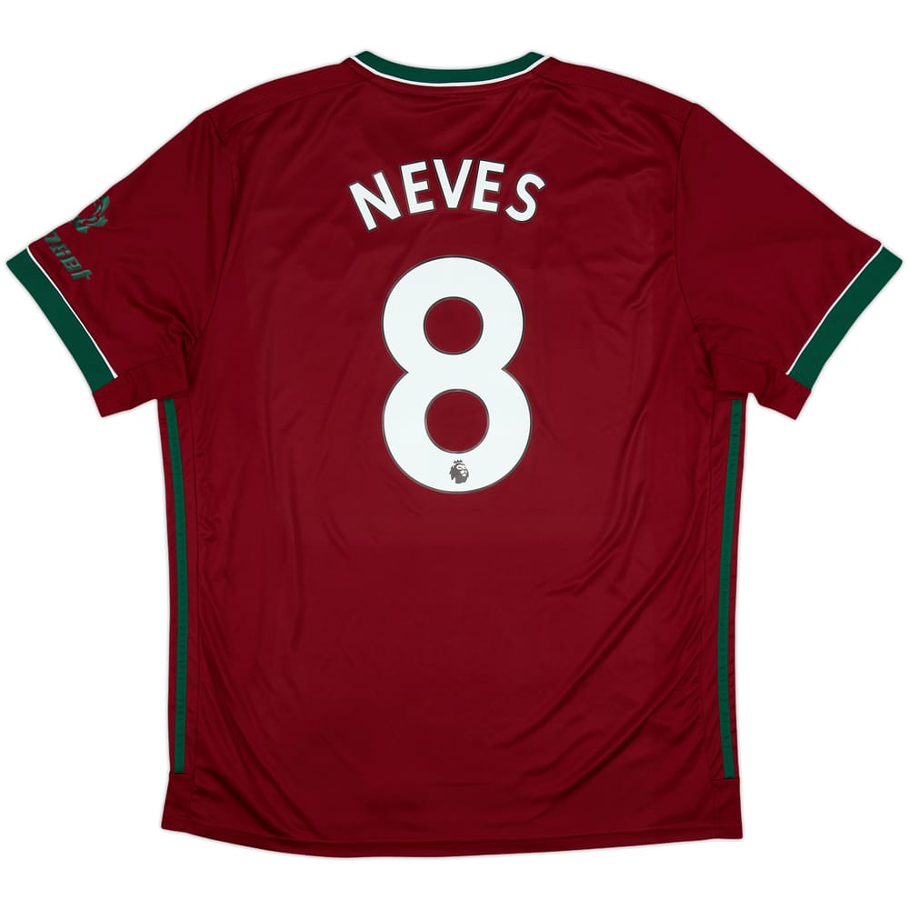 2020-21 Wolves Third Shirt Neves #8 - 8/10 - (XL)