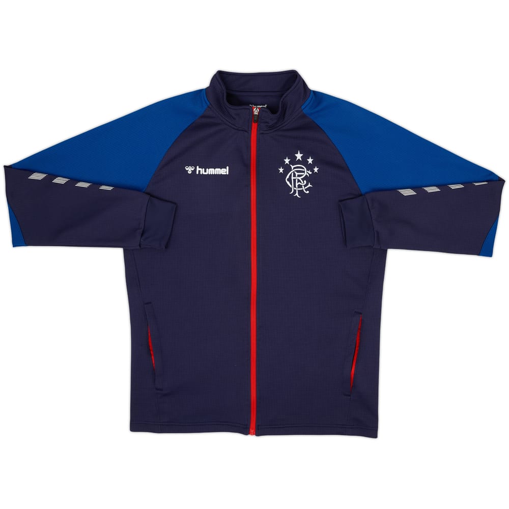 2018-19 Rangers Hummel Track Jacket - 9/10 - (L)