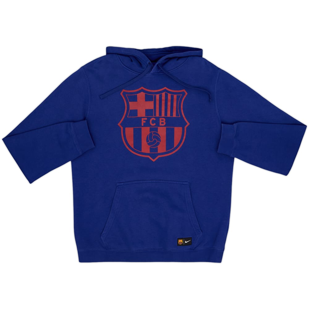 2015-16 Barcelona Nike Hooded Top - 8/10 - (L)