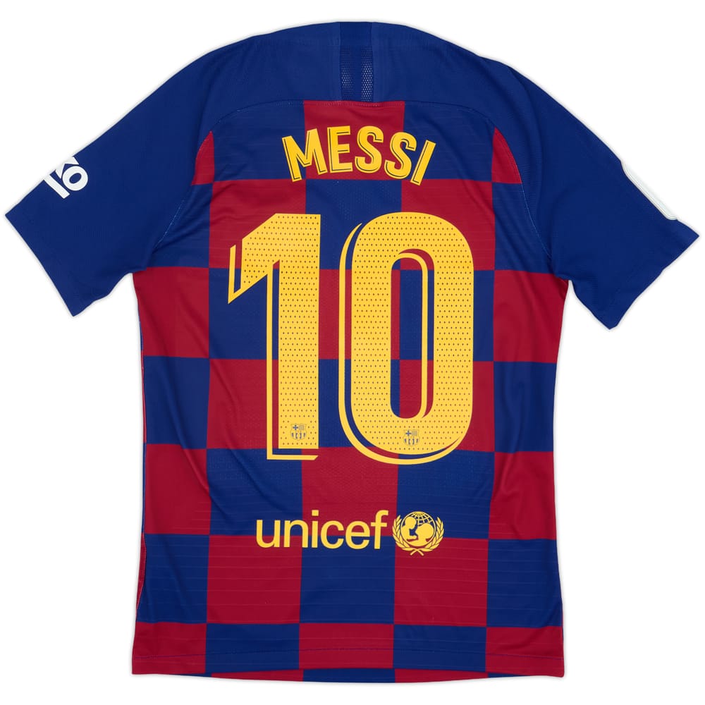 2019-20 Barcelona Authentic Home Shirt Messi #10 - 7/10 - (S)